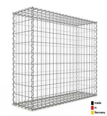 GabionDeco® - Gabion Haute Qualité L 100 x H 90 x Ep 30 cm - Mailles Rectangulaires 5 x 10 cm - Made in Germany