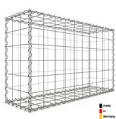 Gabion 100 x 60 x 30 cm - Qualité Made in Germany - Mailles Carrées 10 x 10 cm - GabionDeco®