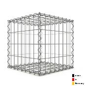 Gabion Haute Qualité L 40 x H 40 x Ep 40 cm - Mailles Rectangulaires 5 x 10 cm - GabionDeco® - Made in Germany