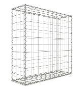 Gabion 100 x 100 x 30 cm - Qualité Made in Germany - Mailles Carrées 10 x 10 cm - GabionDeco®