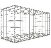 Gabion 100 x 50 x 40 cm - Qualité Made in Germany - Mailles Carrées 10 x 10 cm - GabionDeco®