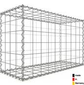 Gabion 100 x 60 x 40 cm - Qualité Made in Germany - Mailles Carrées 10 x 10 cm - GabionDeco®