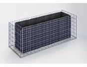 Jardinière Gabion 170 x 60 x 60 cm - Mailles Rectangulaires 5 x 10 cm - GabionDeco® - Made in Germany