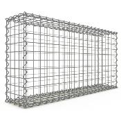 Gabion Haute Qualité - Longueur 100 x Hauteur 50 x Epaisseur 20 cm - Mailles Carrées 5 x 5 cm - GabionDeco® Made in Germany