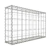 Gabion 100 x 60 x 20 cm - Qualité Made in Germany - Mailles Carrées 10 x 10 cm - GabionDeco®