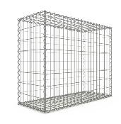 Gabion Haute Qualité L 100 x H 80 x Ep 40 cm - Mailles Rectangulaires 5 x 10 cm - GabionDeco® - Made in Germany