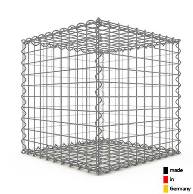 Gabion Haute Qualité - Longueur 50 x Hauteur 50 x Epaisseur 50 cm - Mailles Carrées 5 x 5 cm - GabionDeco® Made in Germany