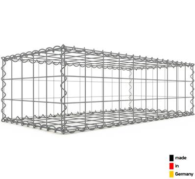 Gabion 100 x 30 x 50 cm - Qualité Made in Germany - Mailles Carrées 10 x 10 cm - GabionDeco®