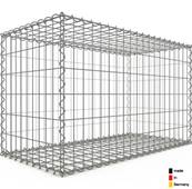 Gabion Haute Qualité L 100 x H 60 x Ep 50 cm - Mailles Rectangulaires 5 x 10 cm - GabionDeco® - Made in Germany