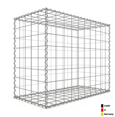 Gabion 100 x 80 x 50 cm - Qualité Made in Germany - Mailles Carrées 10 x 10 cm - GabionDeco®