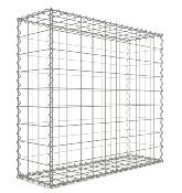 Gabion 100 x 90 x 30 cm - Qualité Made in Germany - Mailles Carrées 10 x 10 cm - GabionDeco®