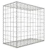 Gabion 100 x 90 x 50 cm - Qualité Made in Germany - Mailles Carrées 10 x 10 cm - GabionDeco®