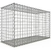 Gabion Haute Qualité - Longueur 100 x Hauteur 60 x Epaisseur 40 cm - Mailles Carrées 5 x 5 cm - GabionDeco® Made in Germany