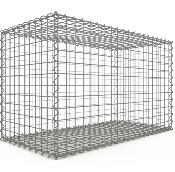 Gabion Haute Qualité - Longueur 100 x Hauteur 60 x Epaisseur 50 cm - Mailles Carrées 5 x 5 cm - GabionDeco® Made in Germany