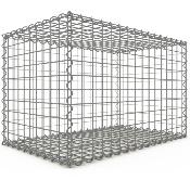 Gabion Haute Qualité - Longueur 80 x Hauteur 50 x Epaisseur 50 cm - Mailles Carrées 5 x 5 cm - GabionDeco® Made in Germany