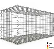 Gabion Haute Qualité - Longueur 100 x Hauteur 50 x Epaisseur 50 cm - Mailles Carrées 5 x 5 cm - GabionDeco® Made in Germany