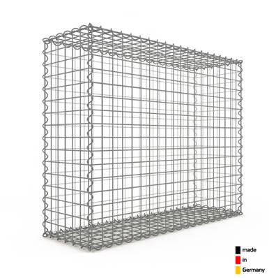 Gabion Haute Qualité - Longueur 100 x Hauteur 80 x Epaisseur 30 cm - Mailles Carrées 5 x 5 cm - GabionDeco® Made in Germany