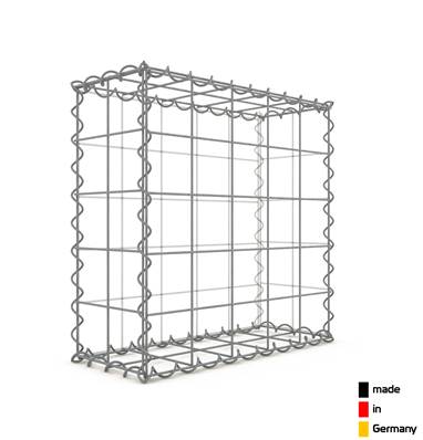 Gabion 50 x 50 x 20 cm - Qualité Made in Germany - Mailles Carrées 10 x 10 cm - GabionDeco®