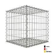 Gabion Haute Qualité L 50 x H 50 x Ep 50 cm - Mailles Rectangulaires 5 x 10 cm - GabionDeco® - Made in Germany