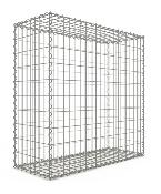 GabionDeco® - Gabion Haute Qualité L 100 x H 100 x Ep 40 cm - Mailles Rectangulaires 5 x 10 cm - Made in Germany