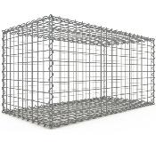 Gabion Haute Qualité - Longueur 100 x Hauteur 50 x Epaisseur 50 cm - Mailles Carrées 5 x 5 cm - GabionDeco® Made in Germany