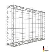 Gabion 100 x 70 x 20 cm - Qualité Made in Germany - Mailles Carrées 10 x 10 cm - GabionDeco®