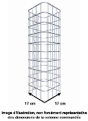 Colonne Gabion 17 x 17 cm