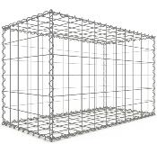 Gabion 100 x 60 x 50 cm - Qualité Made in Germany - Mailles Carrées 10 x 10 cm - GabionDeco®