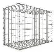 Gabion Haute Qualité L 100 x H 70 x Ep 50 cm - Mailles Rectangulaires 5 x 10 cm - GabionDeco® - Made in Germany