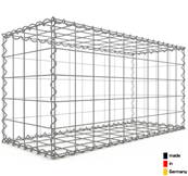 Gabion 100 x 50 x 40 cm - Qualité Made in Germany - Mailles Carrées 10 x 10 cm - GabionDeco®