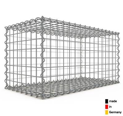 Gabion Haute Qualité - Longueur 80 x Hauteur 40 x Epaisseur 40 cm - Mailles Carrées 5 x 5 cm - GabionDeco® Made in Germany