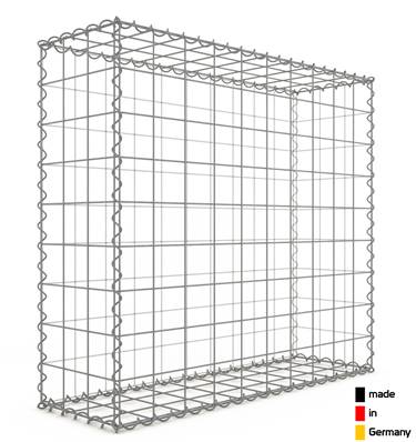 Gabion 100 x 90 x 30 cm - Qualité Made in Germany - Mailles Carrées 10 x 10 cm - GabionDeco®