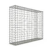 Gabion Haute Qualité - Longueur 100 x Hauteur 80 x Epaisseur 20 cm - Mailles Carrées 5 x 5 cm - GabionDeco® Made in Germany