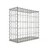 Gabion Haute Qualité L 50 x H 50 x Ep 20 cm - Mailles Rectangulaires 5 x 10 cm - GabionDeco® - Made in Germany