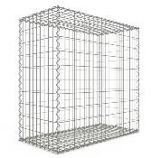 GabionDeco® - Gabion Haute Qualité L 100 x H 100 x Ep 50 cm - Mailles Rectangulaires 5 x 10 cm - Made in Germany