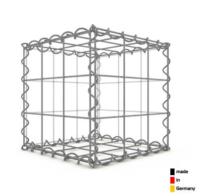 Gabion 30 x 30 x 30 cm - Qualité Made in Germany - Mailles Carrées 10 x 10 cm - GabionDeco®