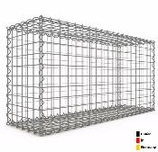 Gabion Haute Qualité - Longueur 100 x Hauteur 50 x Epaisseur 30 cm - Mailles Carrées 5 x 5 cm - GabionDeco® Made in Germany