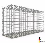 Gabion mailles carres 100 x 50 x 30