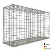 Gabion Haute Qualité - Longueur 100 x Hauteur 60 x Epaisseur 30 cm - Mailles Carrées 5 x 5 cm - GabionDeco® Made in Germany