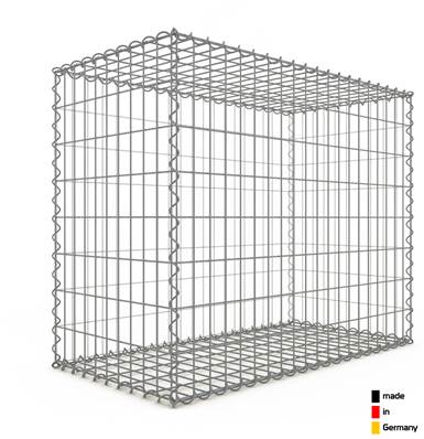 GabionDeco® - Gabion Haute Qualité L 100 x H 80 x Ep 50 cm - Mailles Rectangulaires 5 x 10 cm - Made in Germany