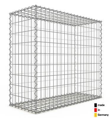 GabionDeco® - Gabion Haute Qualité L 100 x H 90 x Ep 40 cm - Mailles Rectangulaires 5 x 10 cm - Made in Germany