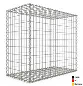 GabionDeco® - Gabion Haute Qualité L 100 x H 90 x Ep 50 cm - Mailles Rectangulaires 5 x 10 cm - Made in Germany