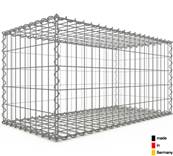 Gabion Haute Qualité L 100 x H 50 x Ep 50 cm - Mailles Rectangulaires 5 x 10 cm - GabionDeco® - Made in Germany