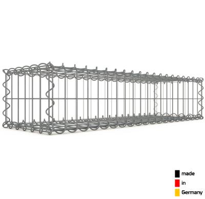 Gabion Haute Qualité L 100 x H 20 x Ep 30 cm - Mailles Rectangulaires 5 x 10 cm - GabionDeco® - Made in Germany