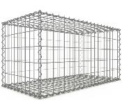 Gabion Haute Qualité L 100 x H 50 x Ep 50 cm - Mailles Rectangulaires 5 x 10 cm - GabionDeco® - Made in Germany