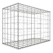 Gabion 100 x 70 x 50 cm - Qualité Made in Germany - Mailles Carrées 10 x 10 cm - GabionDeco®