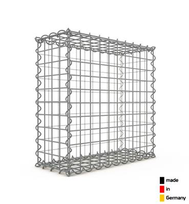 Gabion Haute Qualité - Longueur 50 x Hauteur 50 x Epaisseur 20 cm - Mailles Carrées 5 x 5 cm - GabionDeco® Made in Germany