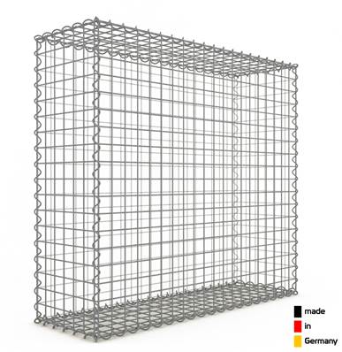 Gabion Haute Qualité - Longueur 100 x Hauteur 90 x Epaisseur 30 cm - Mailles Carrées 5 x 5 cm - GabionDeco® Made in Germany