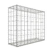 Gabion 100 x 80 x 30 cm - Qualité Made in Germany - Mailles Carrées 10 x 10 cm - GabionDeco®