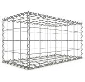 Gabion 80 x 40 x 40 cm - Qualité Made in Germany - Mailles Carrées 10 x 10 cm - GabionDeco®